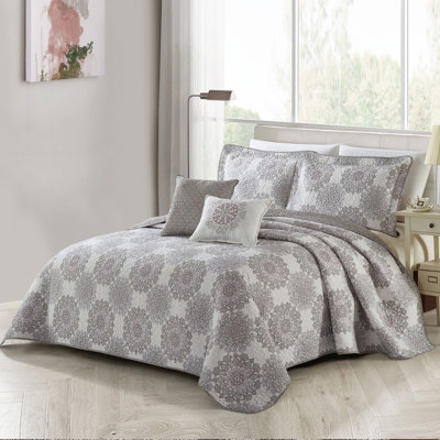 Ensemble de courtepointe 5 pièces Serano Medallion