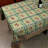 Hand Block Print Cotton Floral Tablecloth Beige Green-766617588