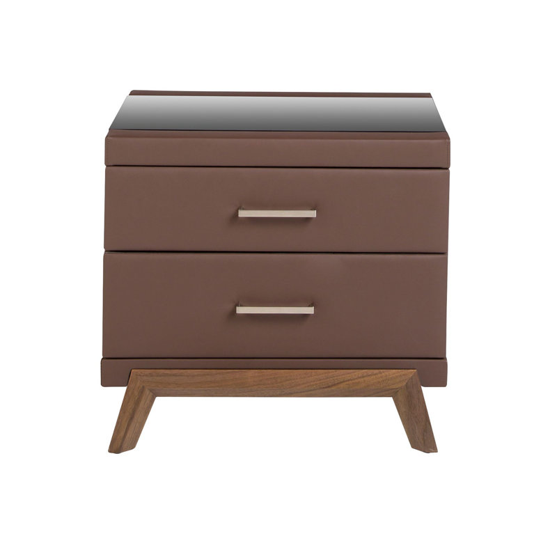 60cm W Manufactured Wood Bedside Table