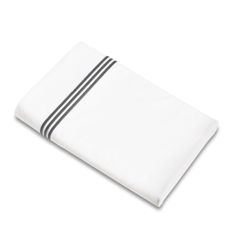 Platinum Flat Sheet, Lead Gray, King Flat Sheet