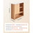 Space-Saving Wall Mounted Bathroom Cabinet with Adjustable Shelf and Multi-Storage Compartments
