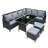 Abinesh Rattan Wicker 9 - Person Seating Group with Cushions
