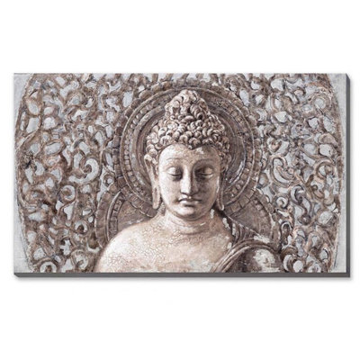 Bouddha 50% peint à la main