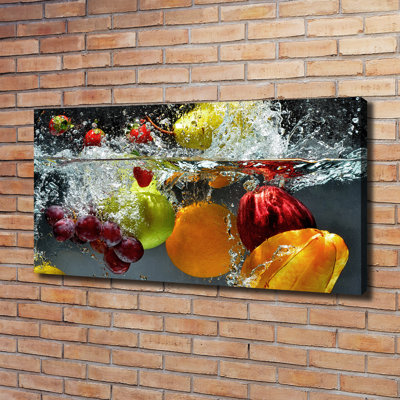 Fruits And Vegetables - Wrapped Canvas Print
