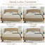 Lit plateforme tapissier avec 4 tiroirs Braya, brun clair, grand-123040030-123040027