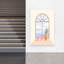 «Coastal Window Still Life Minimalist Modern Peaceful Tulip Coastal Fruit», reproduction d'art murale-129771400