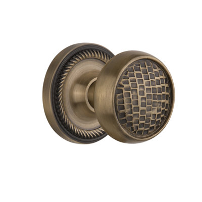 Rope Rosette with Craftsman Door Knob