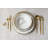 "The Luxury Collection" Marble Design Plate with Gold Trim - Small - 8"