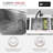 Undermount 28 inch  Stainless steel double bowl 60/40 Workstation kitchen sink with Black Accessories