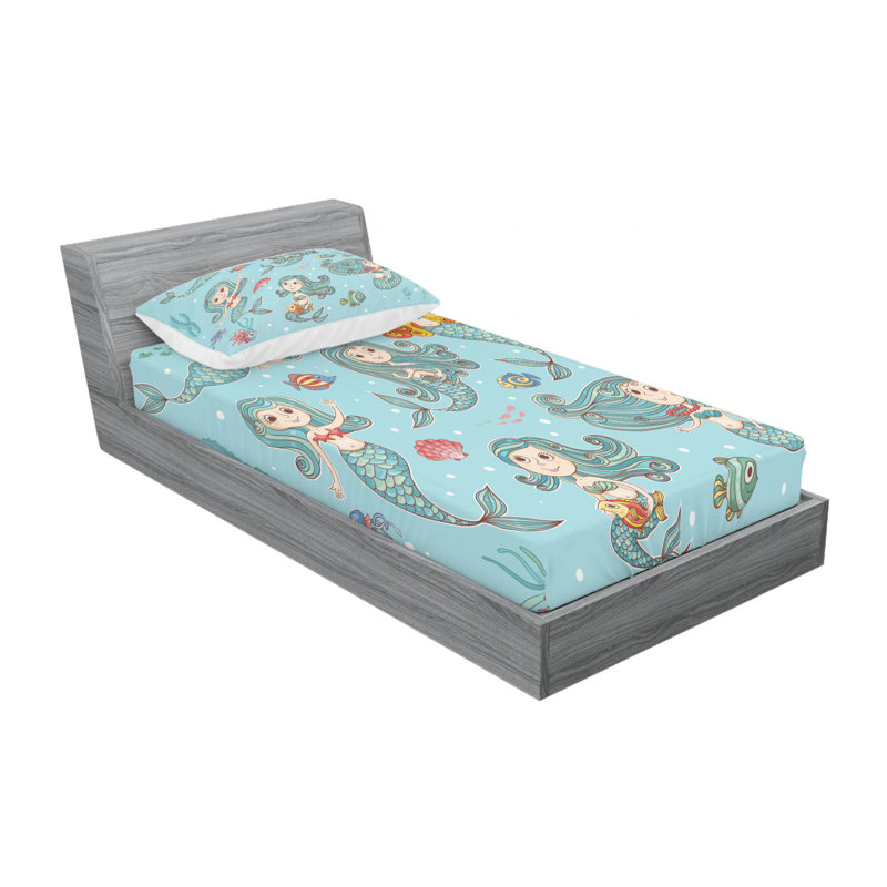Microfiber Sheet Set, Twin Sheet + Fitted Sheet + 1 Pillowcase