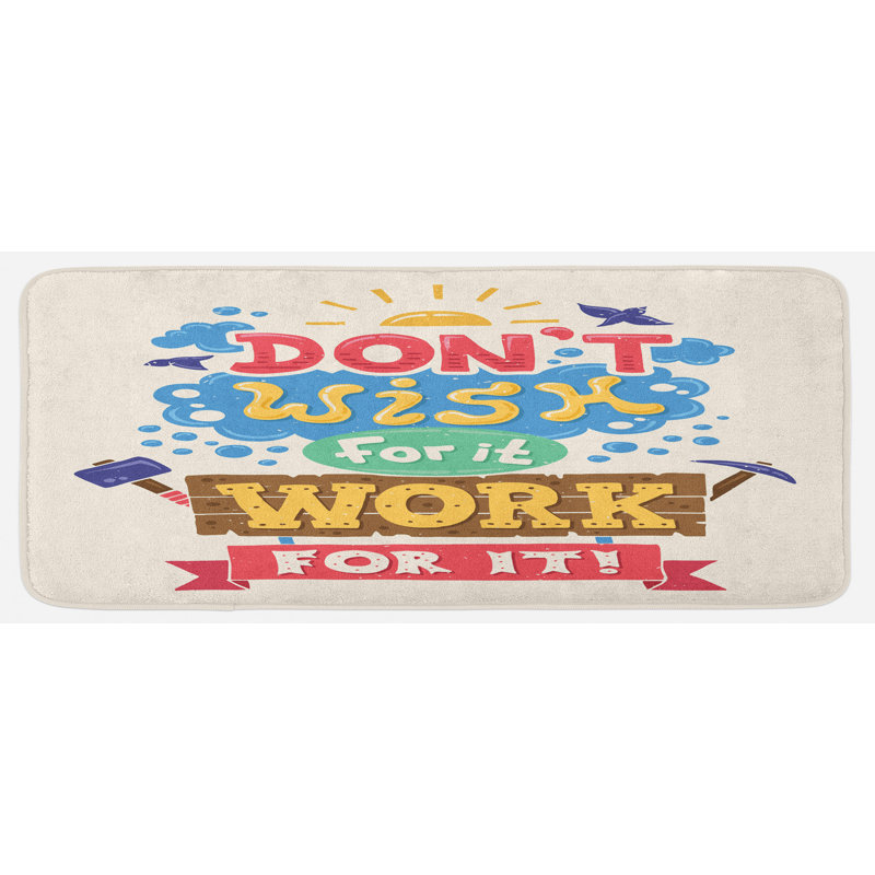 Tapis de cuisine Saying