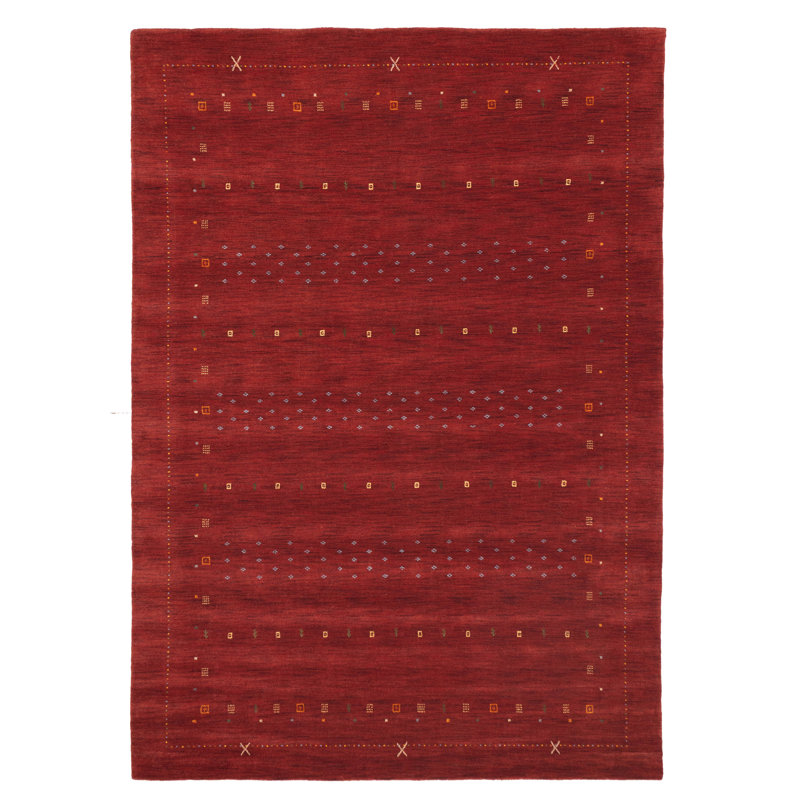 Tapis rouge Kashkuli Gabbeh 8 pi 1 po x 11 pi 4 po