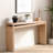 Narrow Console Table, Slim Entryway Table, Small Space Sofa Table, 52 Inch Hallway Table, Wood Console Table With Bead Detail, Rustic Modern Console, Natural Wood Finish Table, Minimalist Foyer Table.