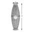 Vase de plancher en bois 39 po Alburnett
