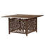 Table de foyer au propane en aluminium avec couvercle H 24,5 po x l 42 po Marquette-1721304432