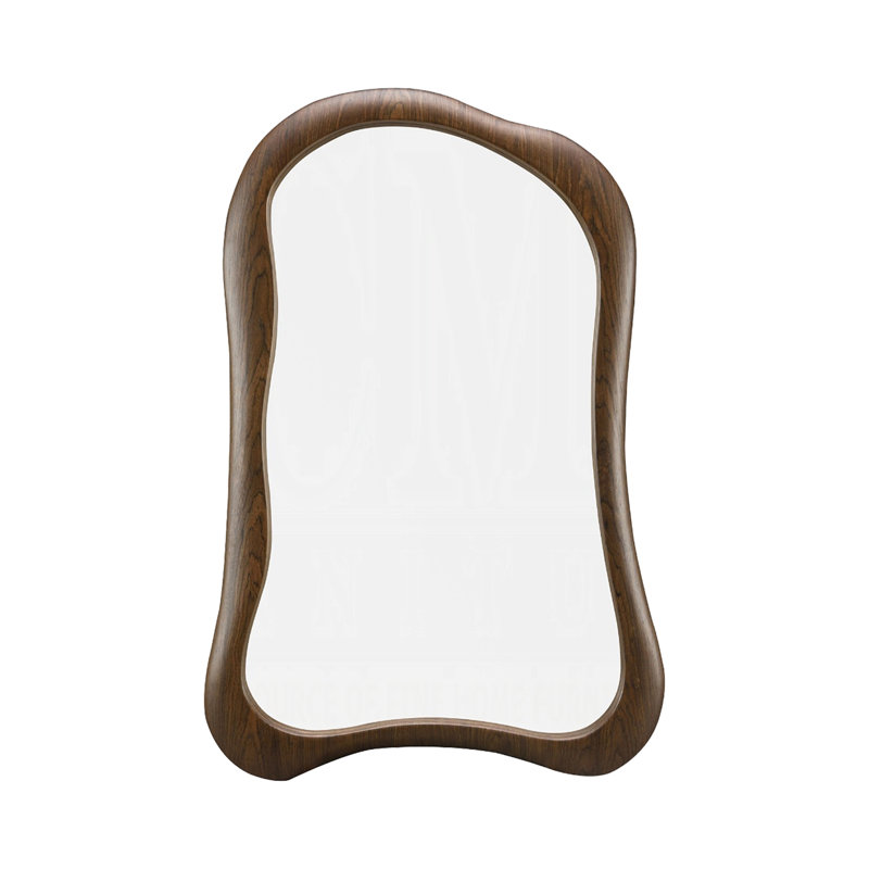 47,4 po W AENTENT MIROIR, NOYER FONCÉ, H 32,5 po x l 47,4 po, Mdf, Free Form