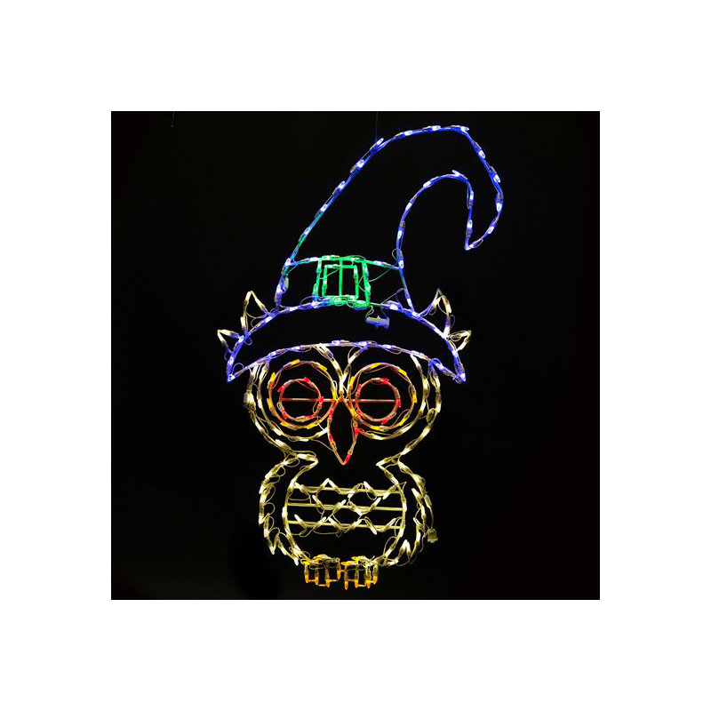 Figurine lumineuse Witch Owl