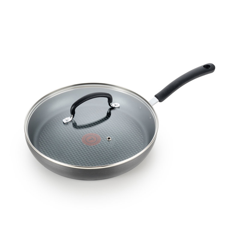 T-fal 10-Inch Black Aluminum Non-Stick Fry Pan with Lid