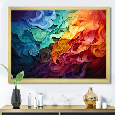 Illusions symétriques multicolores Op Art I