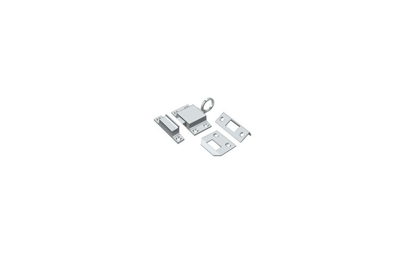Brass Shutter / Door Accessory, Polished Chrome