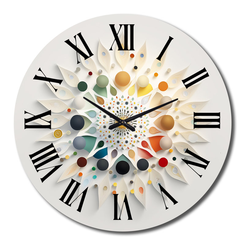 Horloge murale en métal, Très grand