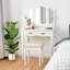 Ensemble coiffeuse avec tabouret et miroir Django-30960292