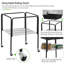 136cm Iron Play Top Floor Bird Cage with Wheels-661721025
