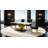 79.4" W Glam Dining Table, Gold-1030735548