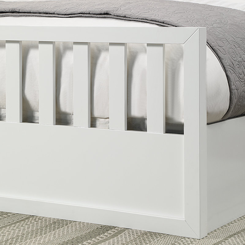 Ottoman Storage Bed, Double (4'6), White