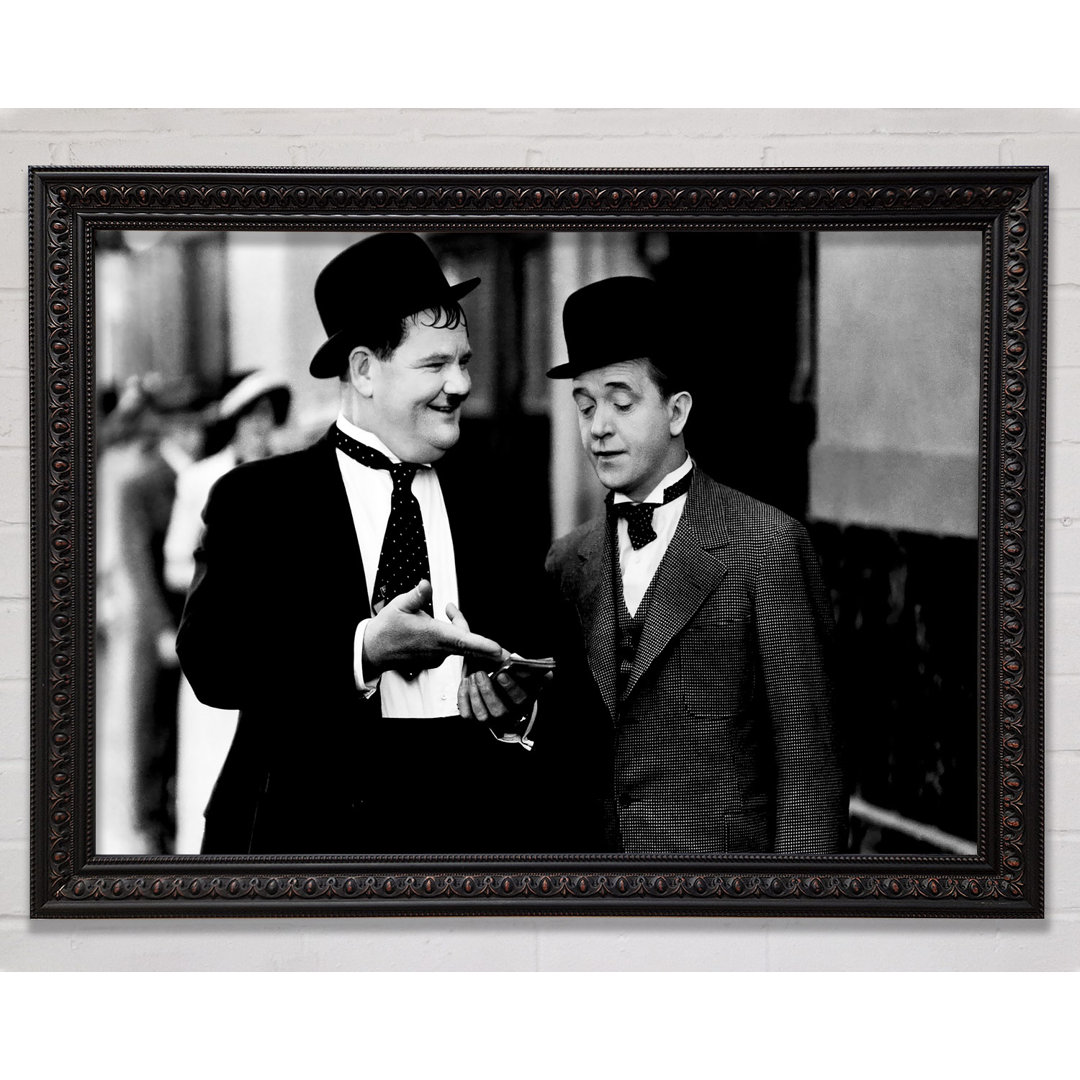 Laurel und Hardy Geld - Druck