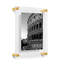 Clear UV-Grade Acrylic Modern Floating Picture Frame - Gold-910233853-811439040