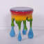 Statue de la table d'appoint Rainbow