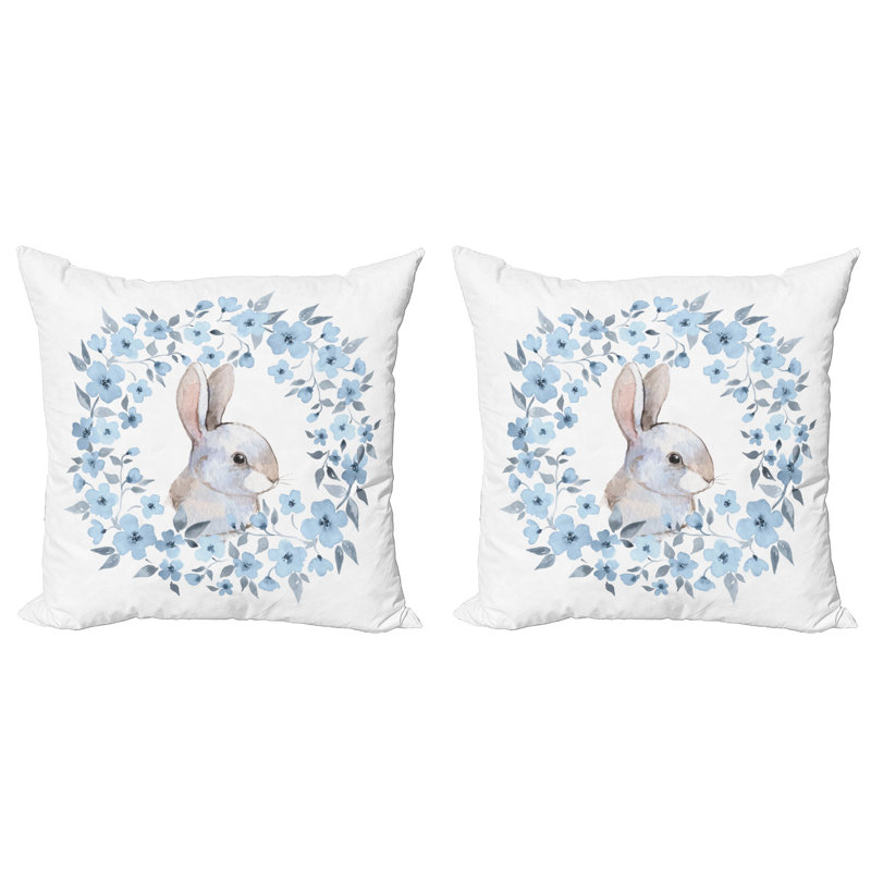 Nikkea Square Scatter Cushion Cushion Cover, 18"H x 18"W