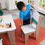 Kids 5 Piece Rectangular Activity Table and Chair Set-84694931