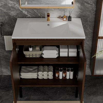Meuble-lavabo de salle de bain sans lavabo