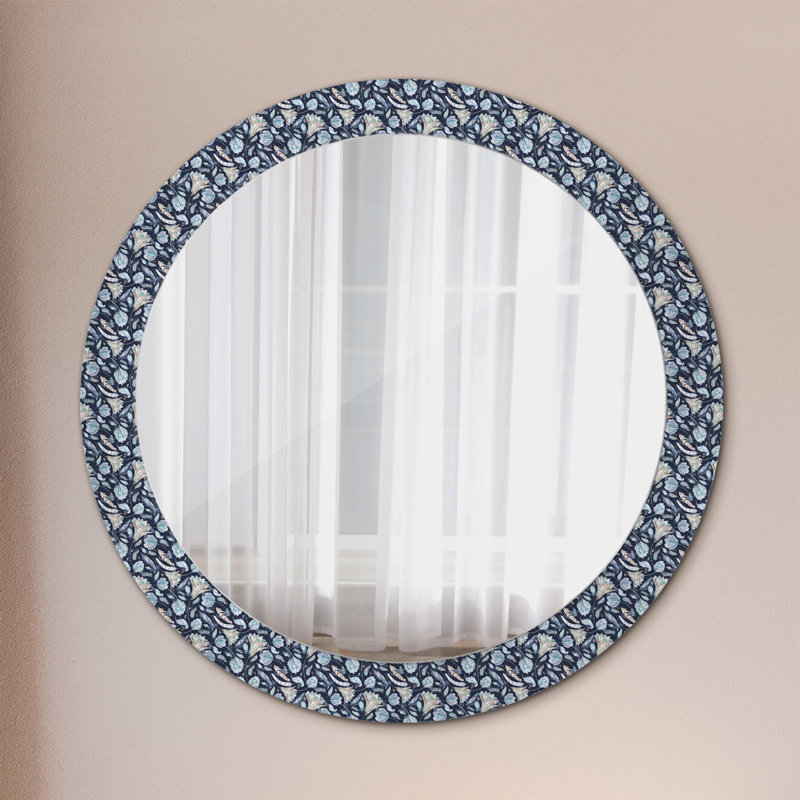 Huldar Glass Flat Wall Mirror, 80cm H x 80cm W