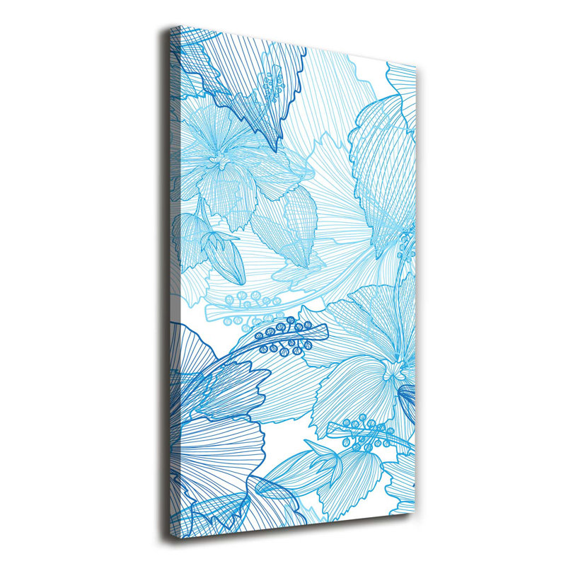 Hawaiian Flowers - Wrapped Canvas Print