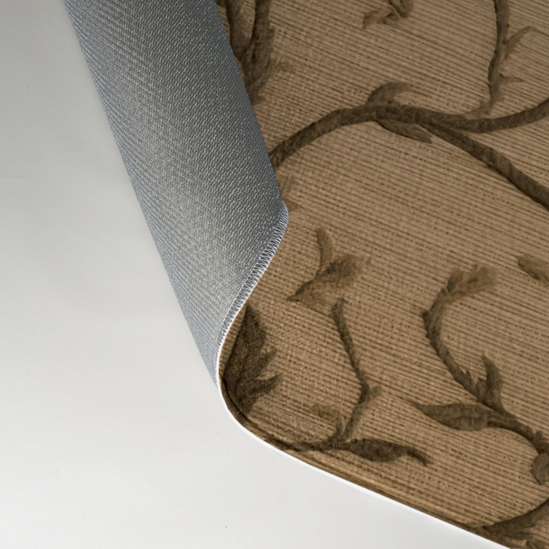 Tapis beige français d'intérieur et d'extérieur, Rectangle 9 pi x 12 pi