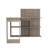 Masai Writing Computer Desk, Five Open Shelves-75264447