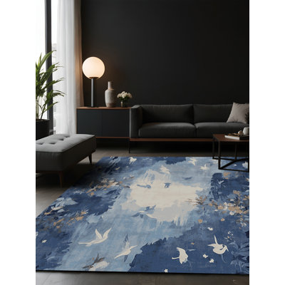 Tapis gris soyeux et moelleux