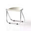 Chaise d'appoint pliante usagée Home Transparent Ins Retro Office Leisure