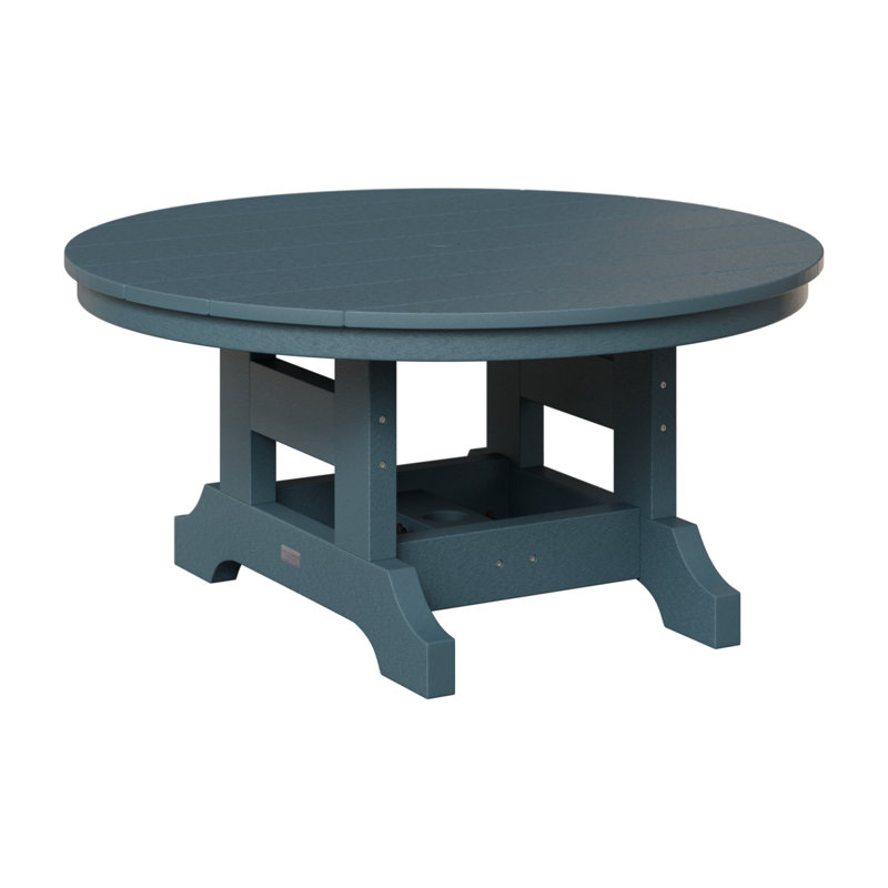 Garden Classic Outdoor Round Coffee Table, Slate