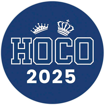 Autocollants HOCO 2025, conception de couronne de retour en noir et blanc, cadeaux de fête et de Scrapbook