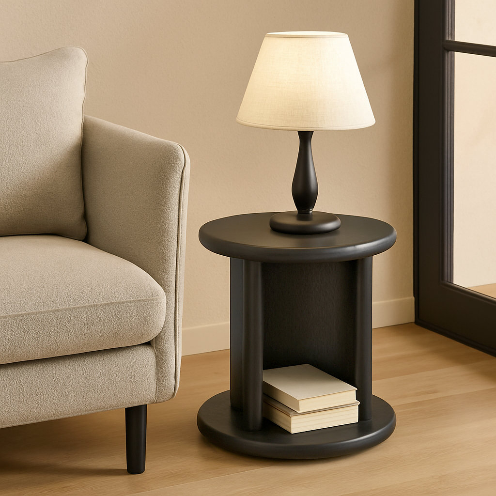 Circa 20" End Table, Black