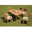 Devante Outdoor 7 - Piece Teak Dining Set