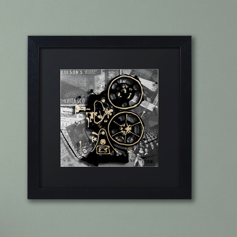 «Movie Projector» par Roderick Stevens - cadre photo, impression sur toile, H 11 po x l 14 po x P 0,5 po