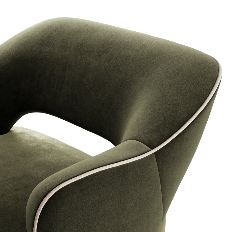 Fauteuil pivotant Blythe, Surrey Olive