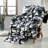 Two Tone Artistic Faux Fur Throw-106949401