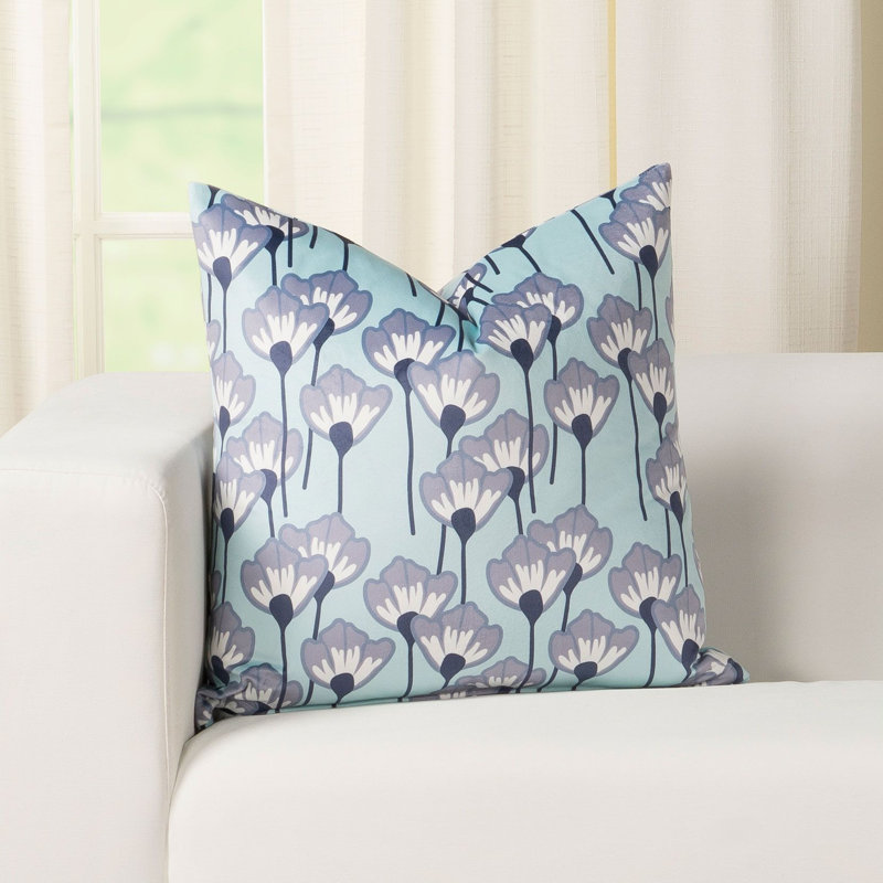 Floral Throw Pillow, 30" x 30"