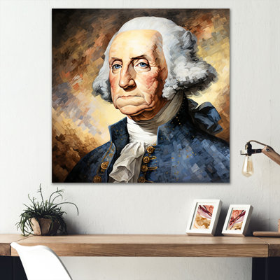 George Washington, président, portrait II - président / art mural politique en métal